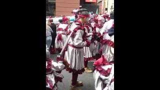 Drunk Mummer collapses at 2014 Mummers Parade with Philly Streets Talk on the scene [upl. by Ynes]