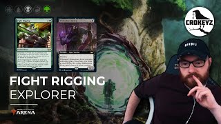 EXPLORER Golgari Fight Rigging Deck  CROKEYZ MTG Arena [upl. by Nilac]