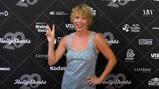 Mary Elizabeth Ellis 2024 HollyShorts Opening Night Red Carpet with quotLast to Leavequot Cast [upl. by Elysee633]