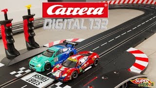 CARRERA DIGITAL132 GT Race Stars Circuit de Voitures GT Ferrari BMW Slotcar [upl. by Neuburger]