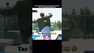 Taehyung funny moments 🤣😂 bts btsfunny btsshorts btsv [upl. by Azaria648]