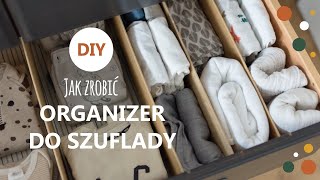 DIY  Jak zrobić organizer do szuflady [upl. by Amlas]