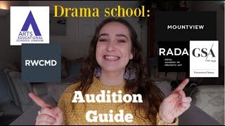 TOP Audition Guide for Drama School Hopefuls [upl. by Seaman]