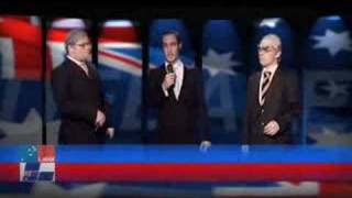 Axis of Awesome Election 07 Rap Battle Howard Vs Rudd [upl. by Harwin649]