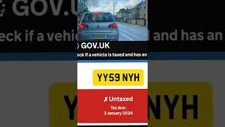 Untaxed Car driving round uk dashcam untaxedvehicle untaxedcar [upl. by Llertac840]