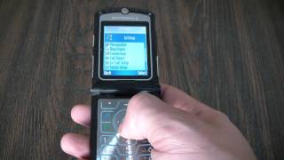 How To Master Reset A Motorola V3 Razr Cell Phone [upl. by Yeruoc]