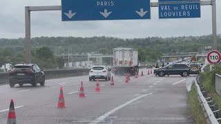 Two prison guards dead 3 other injured after gunmen ambush prison van in France [upl. by Nytsirt]