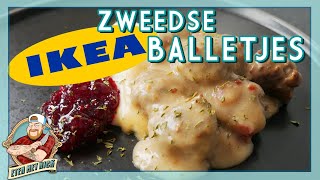 De Enige Echte Ikea Gehaktballetjes maar dan beter  EtenmetNick  How to [upl. by Redna940]