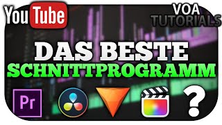 Was ist das BESTE Schnittprogramm für YouTuber 2020  VoaTutorials [upl. by Adila]