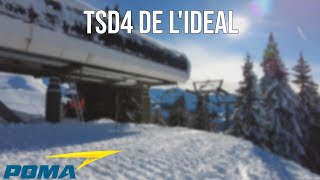 TSD4 de lIdeal  Megève  RochebruneMont dArbois Evasion Mont Blanc [upl. by Esemaj]