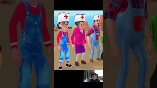 Scary Teacher 3D  Rescue the Pregnant Game Squid Got Kicked Swollen Head Nick Winner shortsvideo [upl. by Chasse]