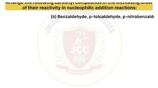 Arrange the carbonyl compounds [upl. by Noel581]