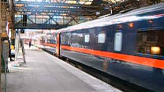 GNER Valenta HST at Edinburgh [upl. by Livvi436]