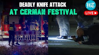 LIVE  Knife Attack At Germanys Solingen Festival Several Killed And Injured Suspect At Large [upl. by Assetal]