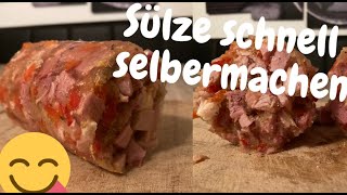 Einfach Sülze selber machen  Hausmacher Art mit Pökelfleisch [upl. by Alrick]