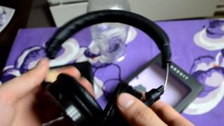 Audio Technica ATHES700 onear Headphones SPL dB sound test  quick review [upl. by Krys]