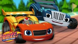 Blaze and the Monster Machines Transform into RACE CARS 🏎️💨 w AJ  Blaze and the Monster Machines [upl. by Viola797]