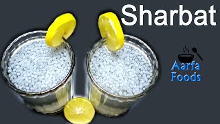 Most Refreshing Summer Drink ❤  Sabja Seeds  Basil Seeds Sharbat  Special Healthy Homemade Recipe [upl. by Ecikram]