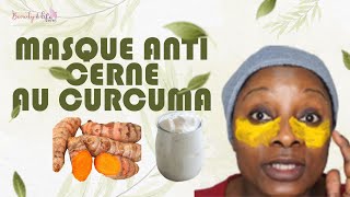 DIY MASK au CURCUMA  Khadidja Bello [upl. by Leopoldeen]