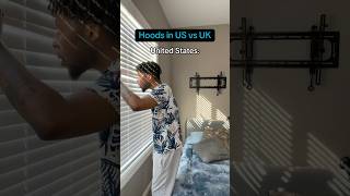 Hoods in US vs UK 😳 [upl. by Cychosz]