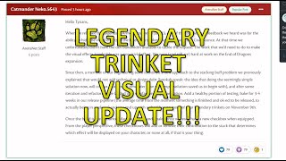 GW2  Legendary Trinket Visual Effects UPDATE [upl. by Appolonia93]