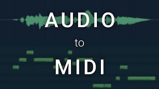 How To Convert Audio To MIDI in FL Studio [upl. by Brigg]