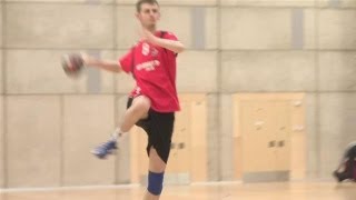 How To Jump and Shoot in Handball [upl. by Atnoid]