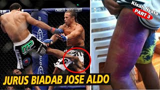 Kaki DIBUAT CEDERA PARAH‼️ Lihatlah Ngerinya Jurus Mematikan Jose Aldo Dokumenter Jose Aldo Part 3 [upl. by Akialam]