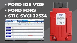 STIC SVCI J2534  UPDATE FORD IDS V129  FDRS 2023 [upl. by Carl299]