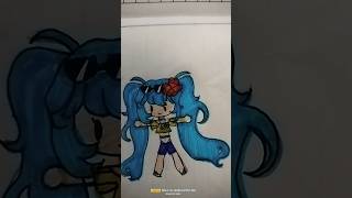 Brazilian miku art drawing music 🎉 [upl. by Nauhs]