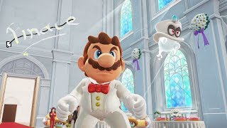 Super Mario Odyssey Bowsers Moon Wedding [upl. by Kitrak]