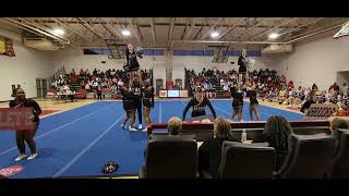 The Nandua Warriors Cheer Squad performing at the District Cheer competition last night [upl. by Bertrando21]