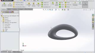 Sweep vs Loft in SolidWorks [upl. by Anaid]