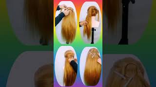 TOP 4 Simple Hairstyles For Long Hair  Easy And Beautiful Hairstyles For Ladies Tutorial [upl. by Yung]