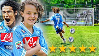 ⚽️ QUANTO È FORTE CAVANI JR A CALCIO Figlio di Cavani 💙 [upl. by Yeltihw]