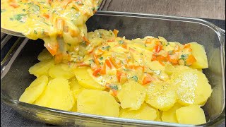 The most delicious potato recipe You will do it every day Quick and easy dinner [upl. by Dorrahs]