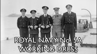 Royal Navy Officers Blue Serge Working Dress No 5A [upl. by Lenoel218]