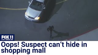 Man tries to hide at a California mall but stores were closed [upl. by Erminia]