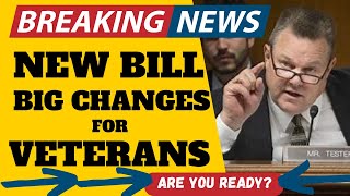 NEW VETERANS BILL  BIG CHANGES TO VA disability compensation benefits [upl. by Eidualc]