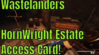 Fallout 76  Hornwright Estate Key Card Location [upl. by Sinaj927]