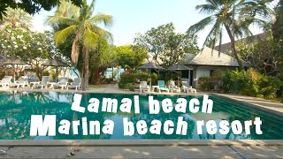 Lamai beachmarina beach resort and villakoh samuiThailand 2022 [upl. by Firehs]