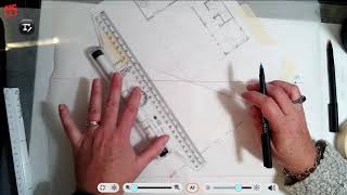 Two point perspective set up using a scaled floor plan [upl. by Ragse10]