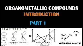 PART 1 HAPTICITY IN ORGANOMETALLIC COMPOUNDS [upl. by Susanna]