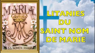 LITANIES DU SAINT NOM DE MARIE  FÊTE LE 12 SEPTEMBRE marie dévotion viergemarie nom septembre [upl. by Eiuqram857]