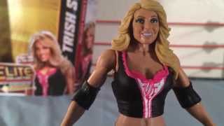 TRISH STRATUS WWE Elite Collection Series 24 Action Figure Review and Animation [upl. by Nahor]