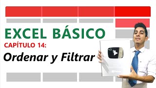 14  Como Ordenar y Filtrar datos en Excel [upl. by Kcirdec]