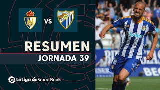 Resumen de SD Ponferradina vs Málaga CF 20 [upl. by Spada856]