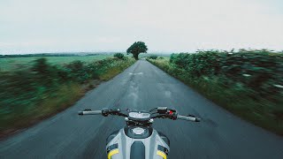 Morning cruise  YAMAHA MT07 AKRAPOVIC  QUICKSHIFTER 4K [upl. by Hareehahs849]