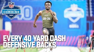 Every Defensive Backs 40 Yard Dash [upl. by Eelirem]