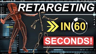 Retargeting ROKOKO Animations In Blender 60 Seconds [upl. by Weed820]